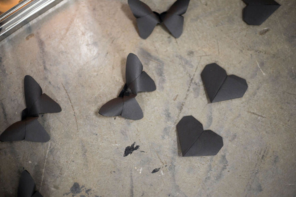 origami butterflies